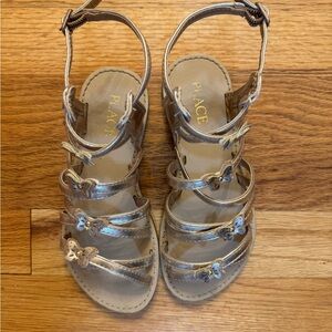 Gold Kids Sandals